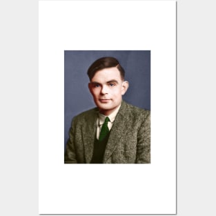 Alan Turing Posters and Art